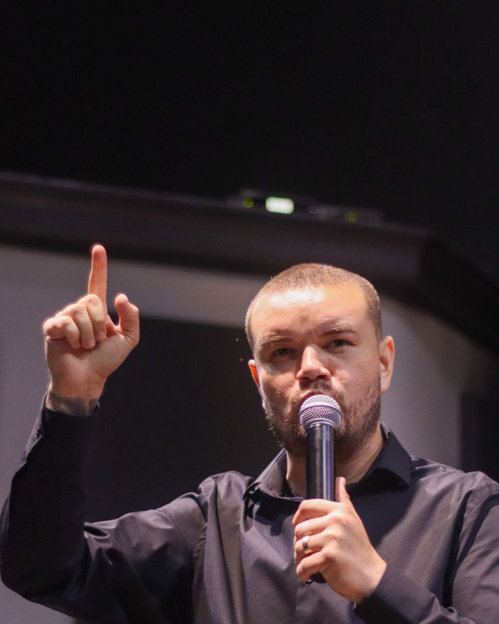 Jean Galarça palestrando
